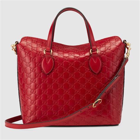 gucci signature leather bag|gucci handbag logo.